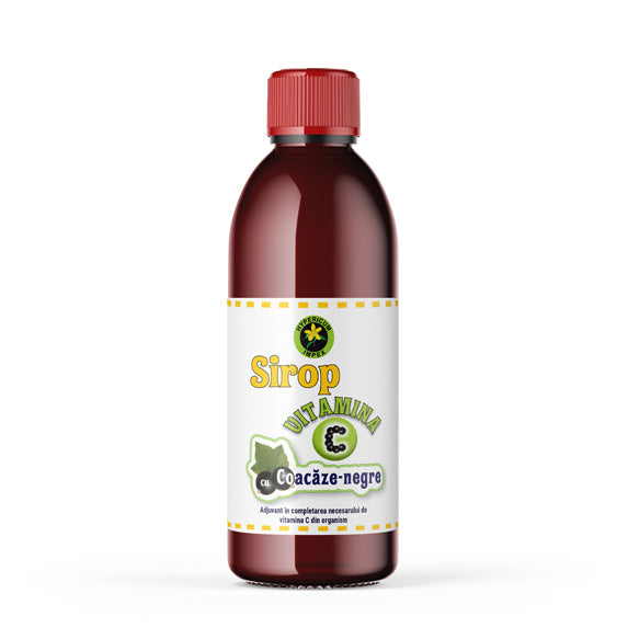 Sirop Vitamina C cu Coacaze-negre cu zahar 500ml