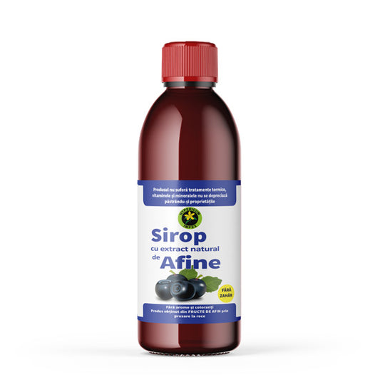Sirop afine de pădure fara zahar 500 ml