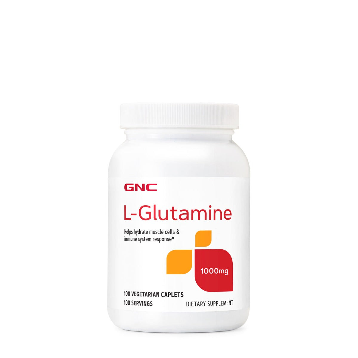 GNC L-Glutamine 1000 mg, L- Glutamina, 100 cps