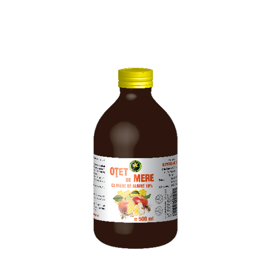 Otet de Mere cu Miere de Albine 500ml