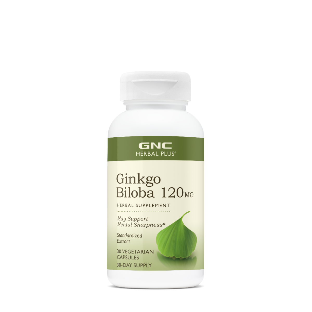 GNC Herbal Plus® Ginkgo Biloba 120 mg, 30 cps