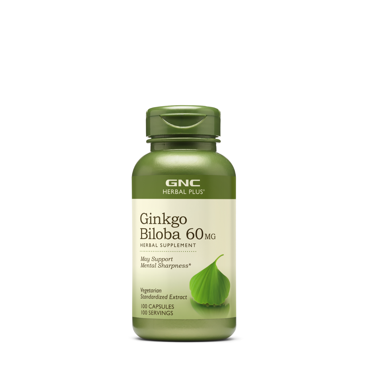 GNC Herbal Plus® Ginkgo Biloba 60 mg, 100 cps