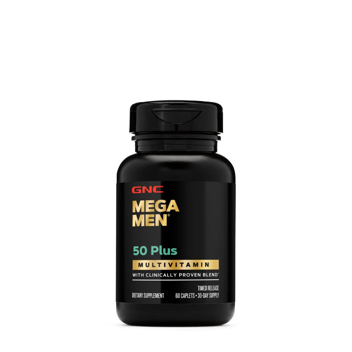 GNC Mega Men® 50 Plus, Complex de Multivitamine pentru Barbati 50 Plus, 60 tb