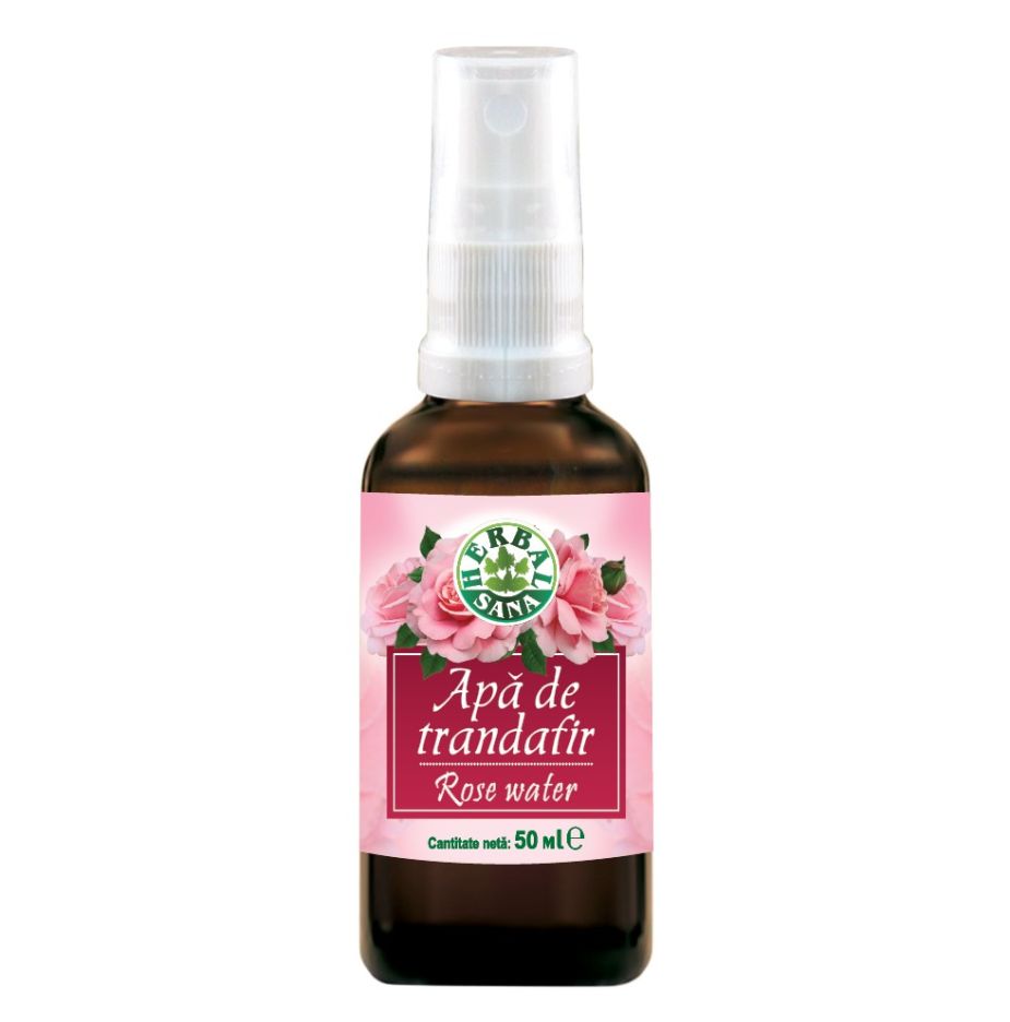 APĂ DE TRANDAFIR CU PULVERIZATOR – 50ML