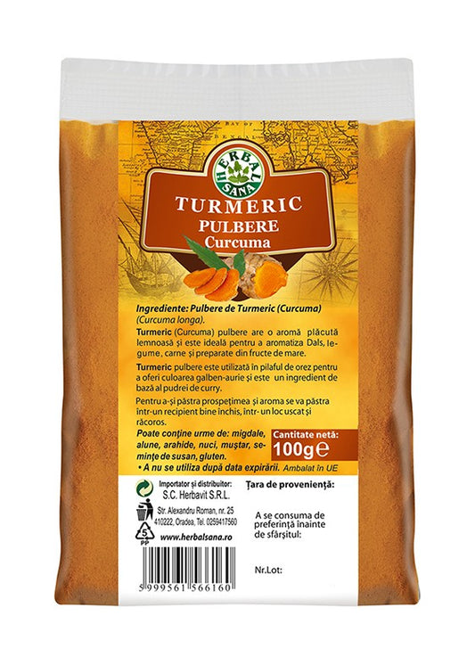 PULBERE DE TURMERIC (CURCUMA)