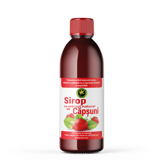 Sirop de capsuni cu zahar 500ml