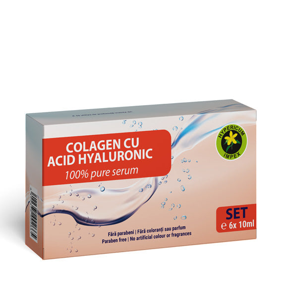 Ser Colagen Peptide cu Acid Hialuronic (6 fiole x10ml)