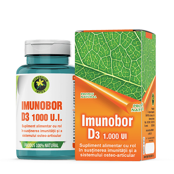 Capsule Imunobor cu Vitamina D3