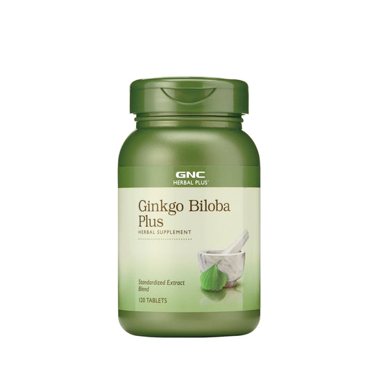 GNC Herbal Plus® Ginkgo Biloba Plus, 120 tb
