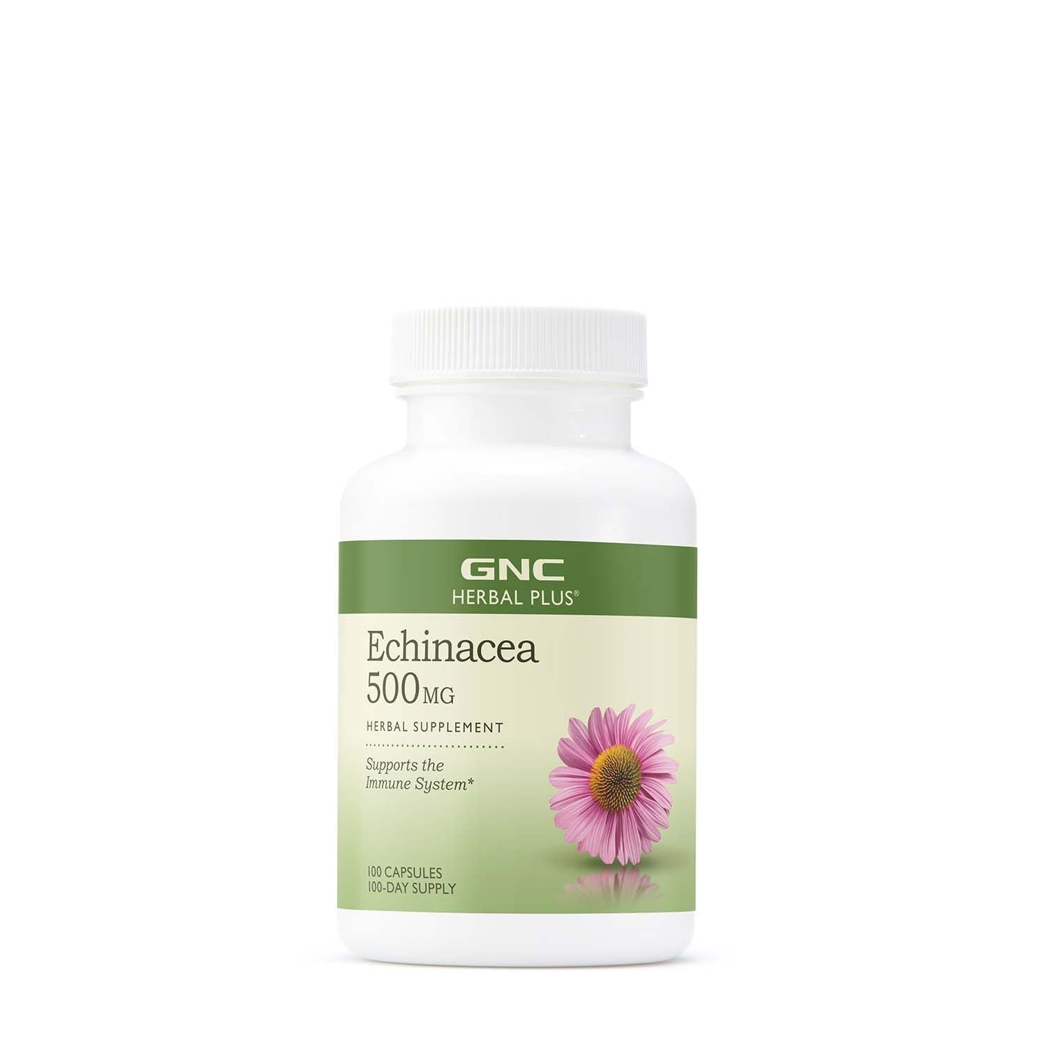 GNC Herbal Plus® Extract de Echinacea 500 mg, 100 Cps