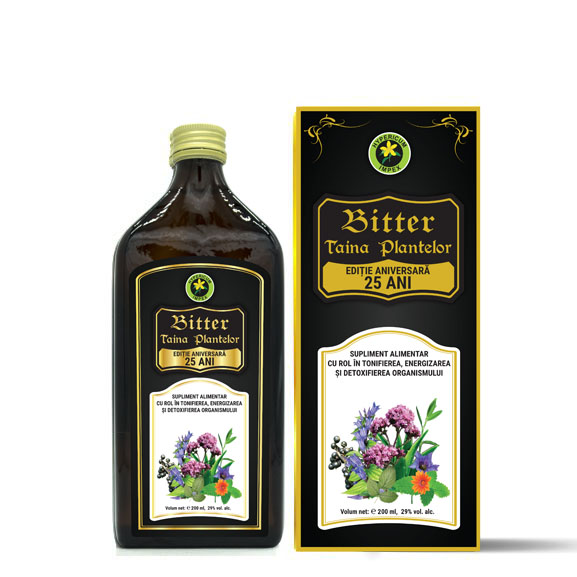 Bitter Taina Plantelor Editie Aniversara 25 ani Negru 200ml