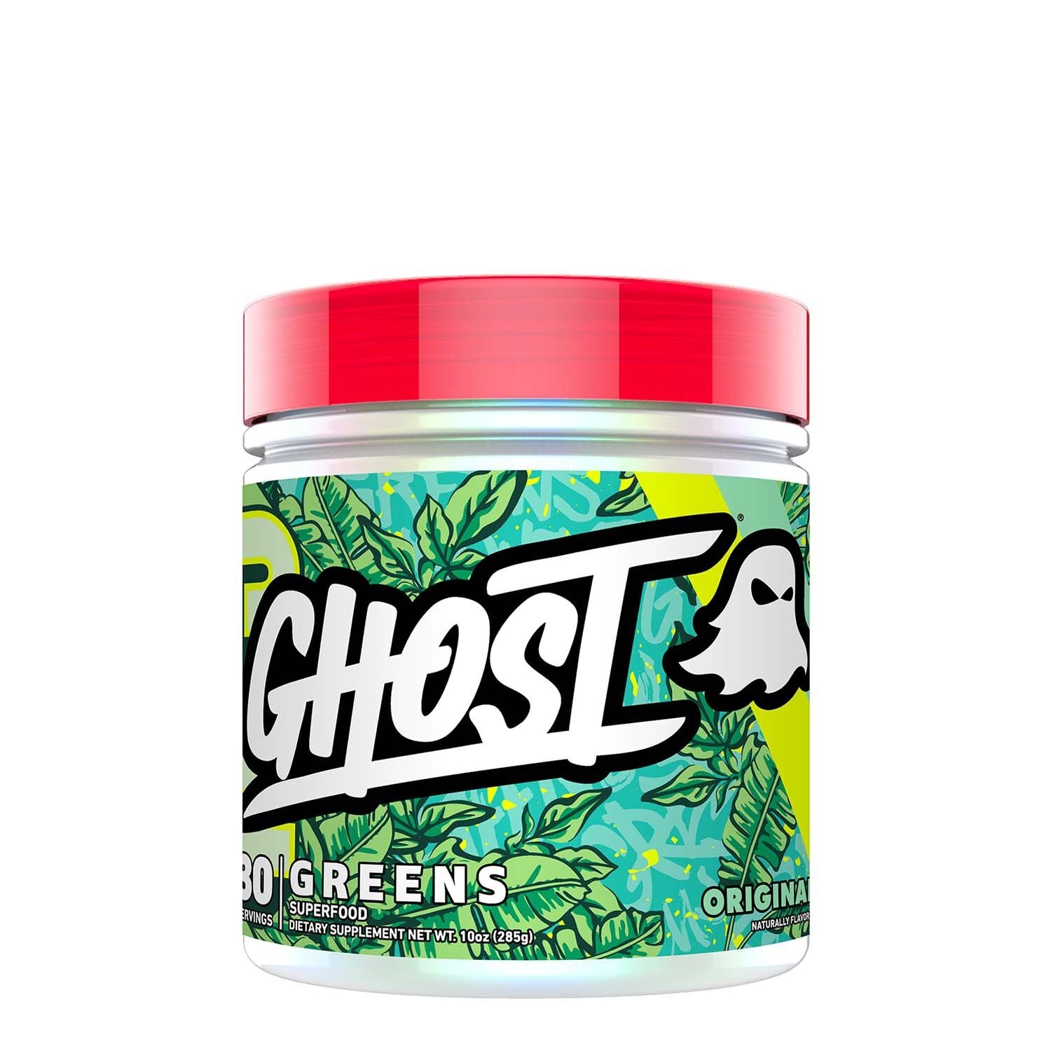 GHOST® Greens, Amestec de Super-Alimente Verzi cu Aroma Naturala, 285 g