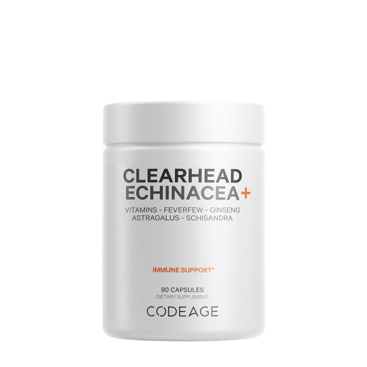 CodeAge Clearhead Daily Multivitamins, Formula Premium pentru Sustinerea Imunitatii, Energie si Vitalitate, 90 cps