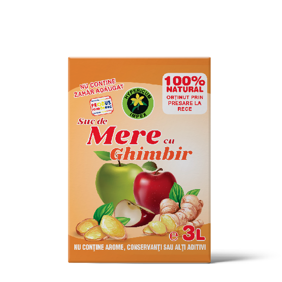 Suc de Mere cu Ghimbir 3L