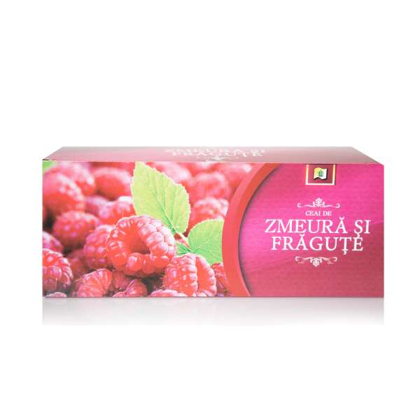 Ceai de Zmeura si Fragute 100 PLICURI