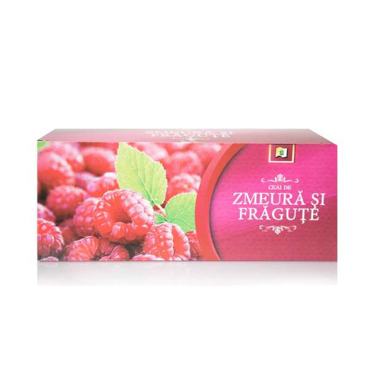 Ceai de Zmeura si Fragute 100 PLICURI