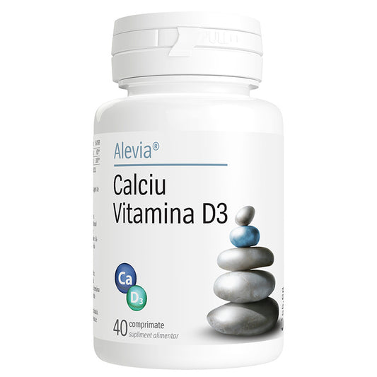Calciu Vitamina D3 – 40 comprimate