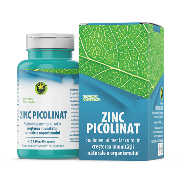Capsule Zinc Picolinat – Rol în creșterea imunității naturale a organismului