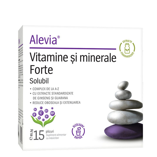 Vitamine și minerale Forte Solubil 15 plicuri