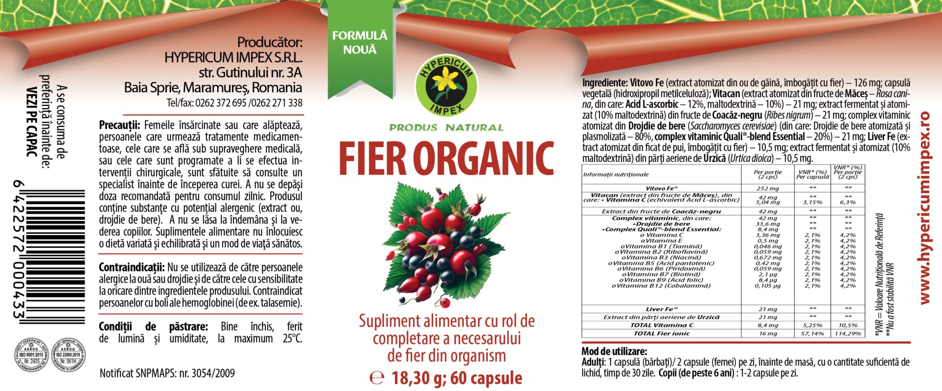 Capsule Fier Organic