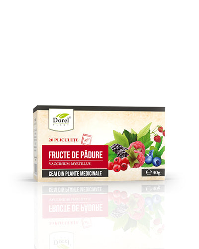 Ceai de fructe de padure, 20 plicuri, Dorel Plant
