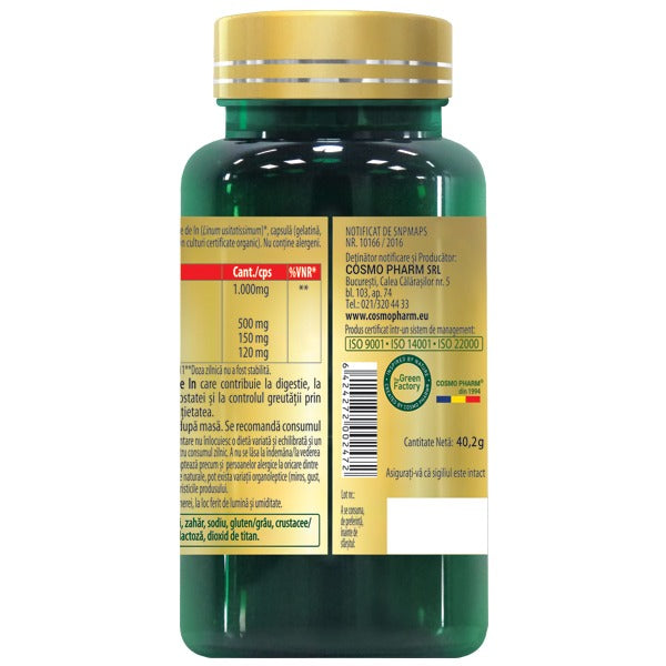 OMEGA 3 6 9 Ulei De Seminte De In Cosmopharm 1000 mg
