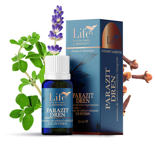 PARAZIT DREN – combinație de uleiuri esențiale integrale – 10 ml