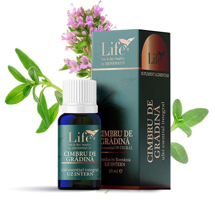 CIMBRU DE GRĂDINĂ – ulei esențial integral – 10 ml