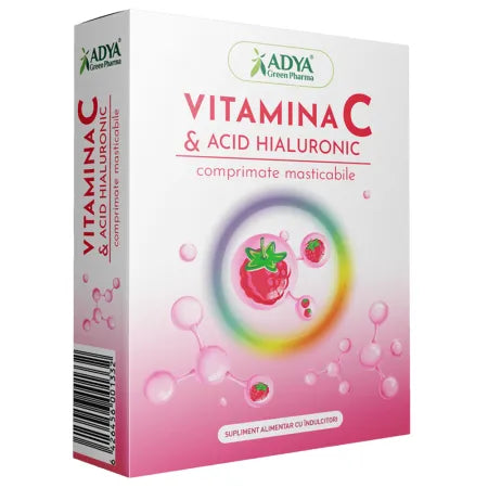 VITAMINA C&ACID HIALURONIC 30CPR