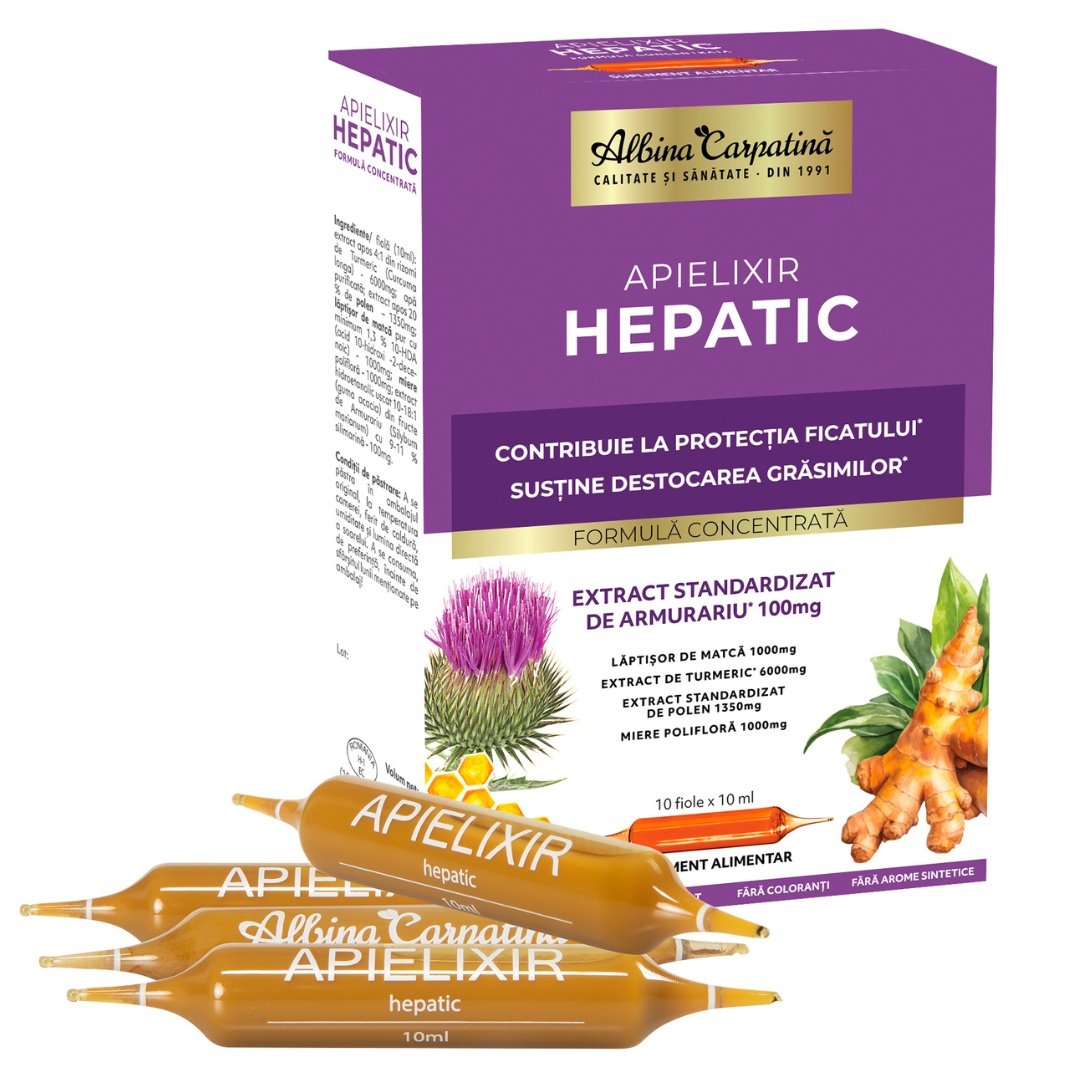 Apielixir Hepatic 10 fiole