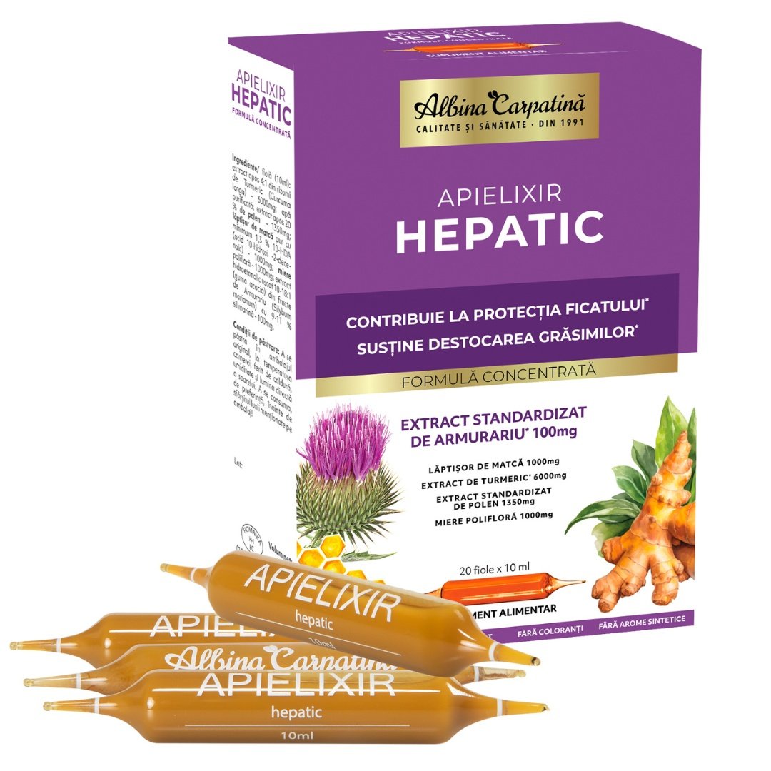 Apielixir Hepatic 20 de fiole