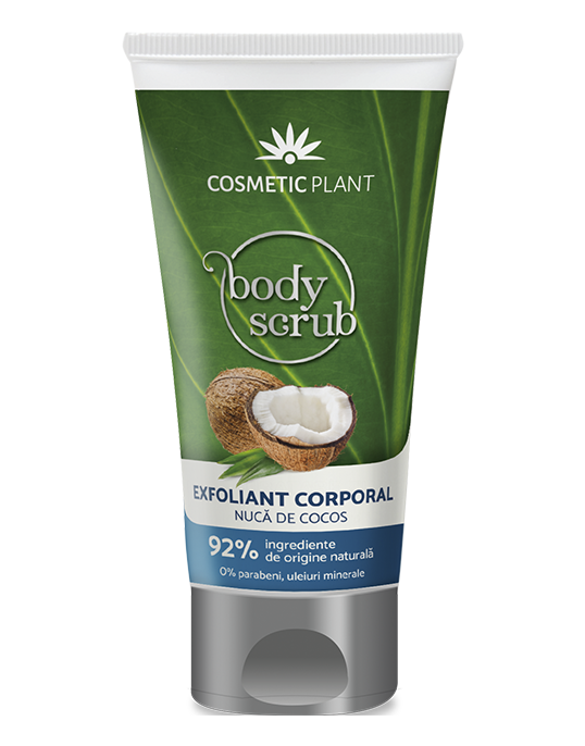 Exfoliant corporal cu nucă de cocos