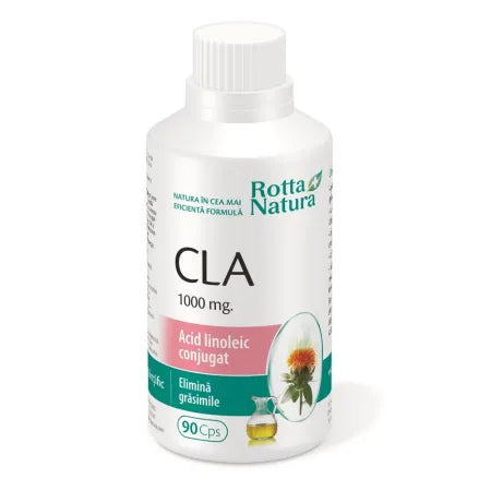 CLA, acid linoleic conjugat, 1000 mg, 90 capsule, Rotta Natura