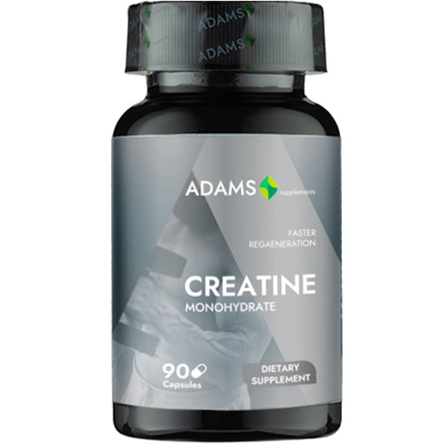 Creatina Monohidrata 2400mg, 90cps, Adams Supplements