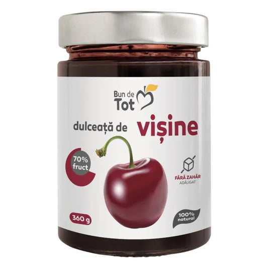 Bun de Tot Visine dulceata fara zahar - 360g