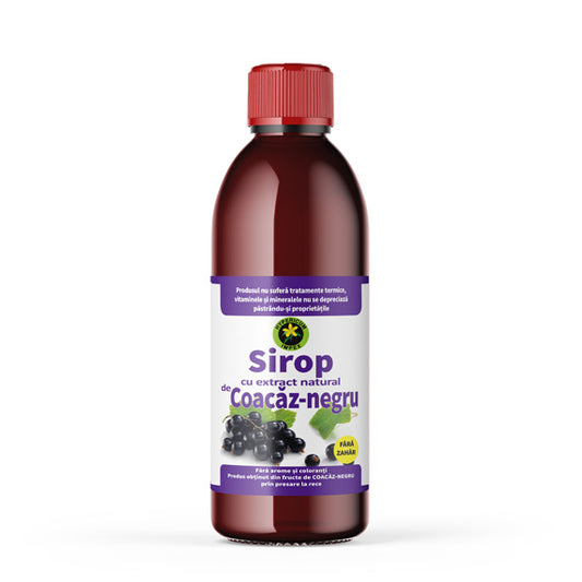Sirop de Coacaz-negru fara zahar 500ml