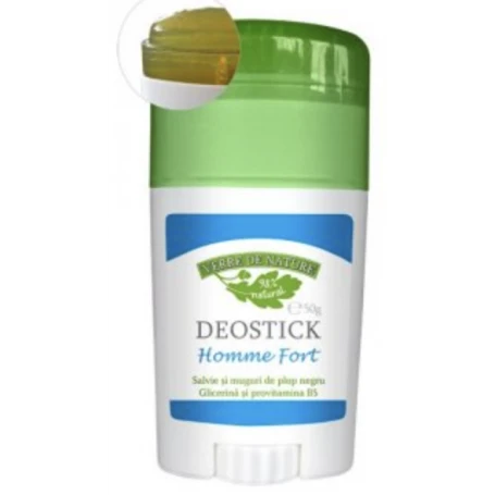 Deostick cu salvie si plop negru Homme Fort 50 g, Manicos