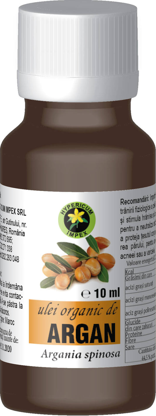 Ulei organic de argan 10ml