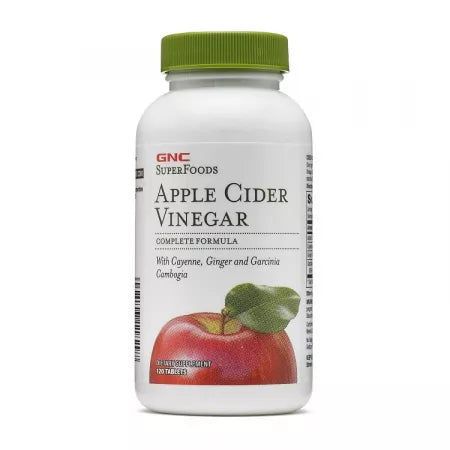 Otet din cidru de mere SuperFoods, 120 tablete, GNC