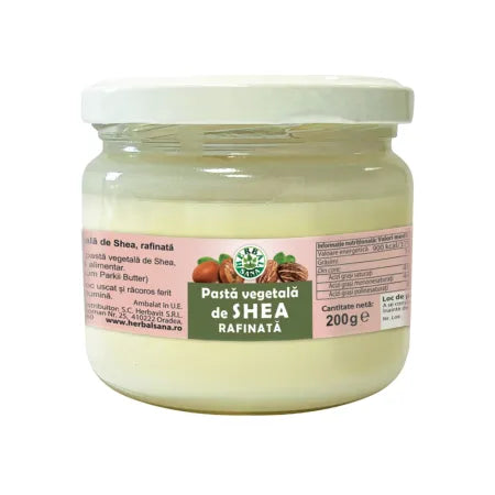 Pasta vegetala de shea rafinata, 200 g, Herbal Sana