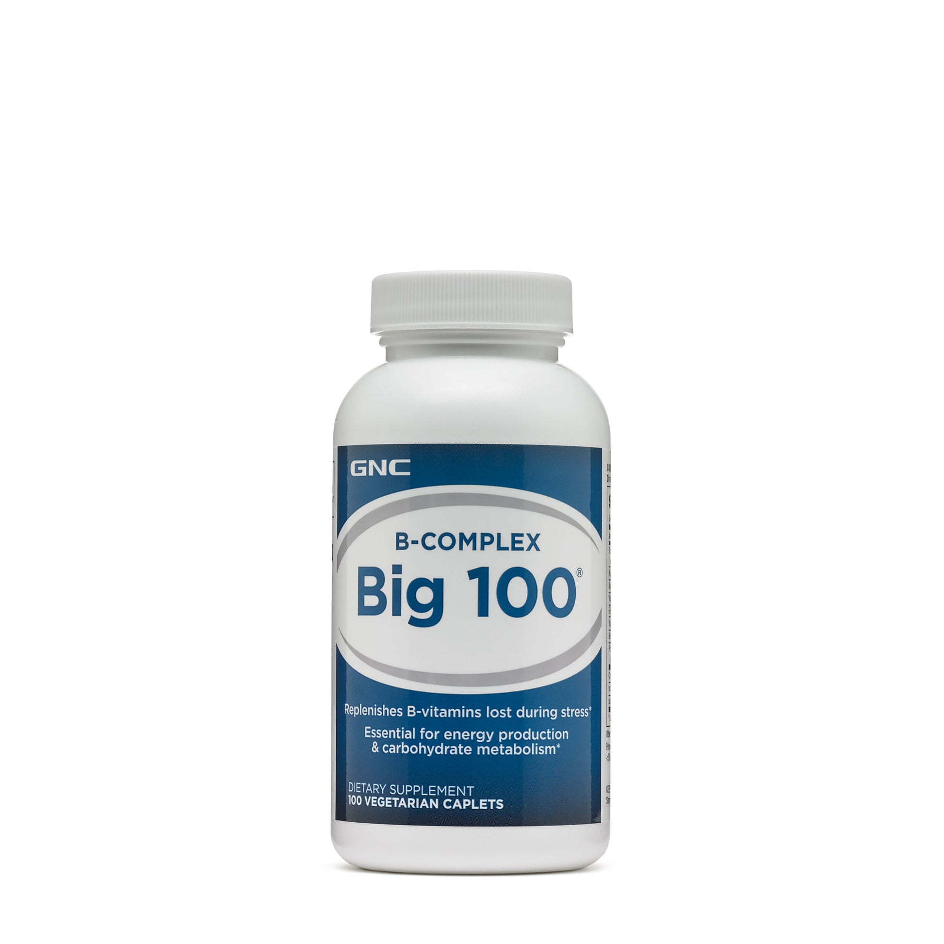GNC B-Complex Big 100®, Complex de Vitamina B, 100 tb