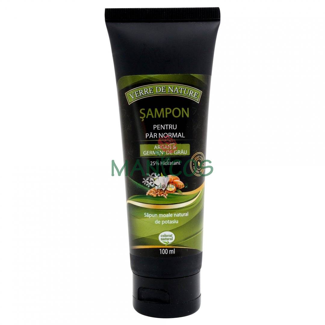 Sampon pentru par normal cu argan, germeni de grau si complex vegetal 100 ml