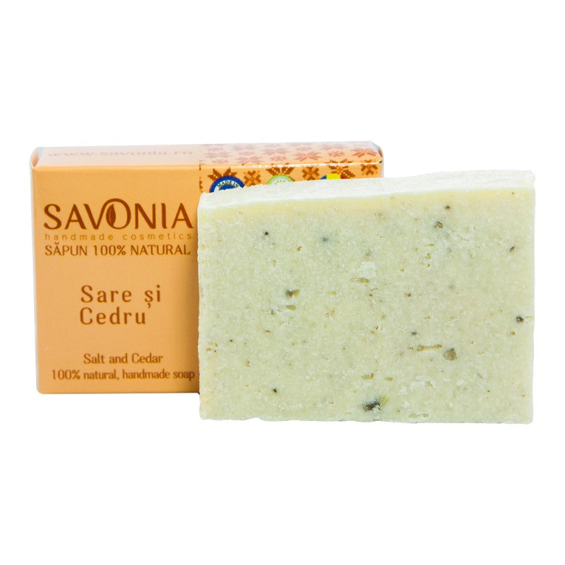 Sapun Natural Sare si Cedru, 90g