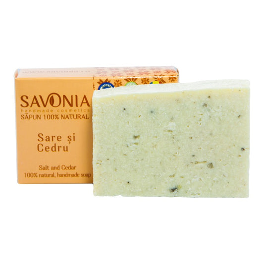 Sapun Natural Sare si Cedru, 90g