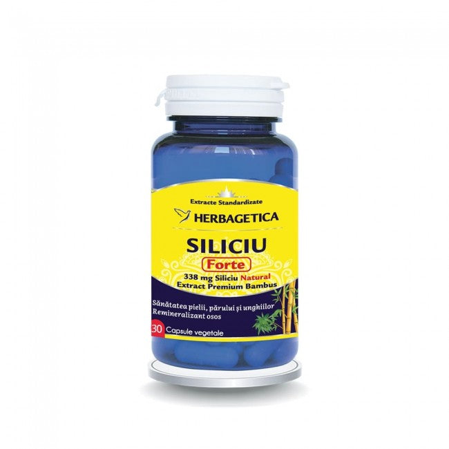 Siliciu Forte Herbagetica 30 capsule