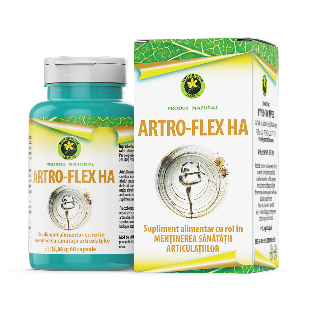 Capsule Artro-Flex HA – atent formulat pentru menținerea sănătății și flexibilității articulațiilor