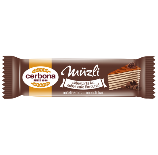 Batoane de muesli cu aromă de tort Dobos