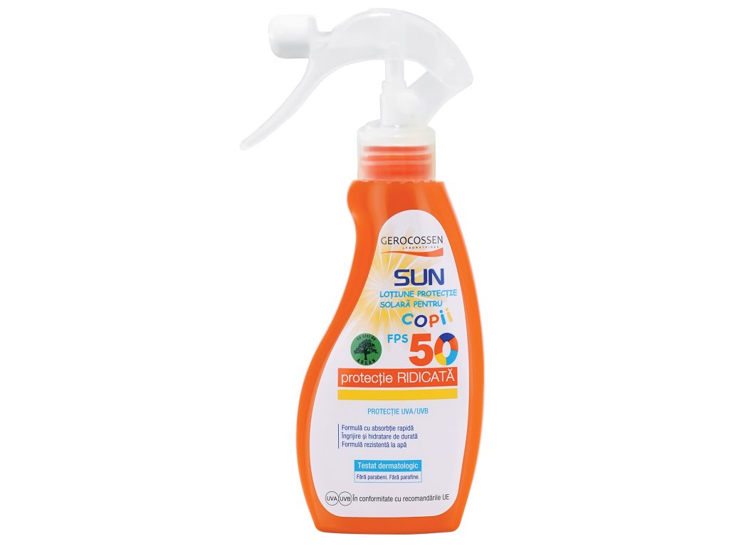 Spray protectie solara pentru copii SPF 50 Gerocossen Sun 200 ml