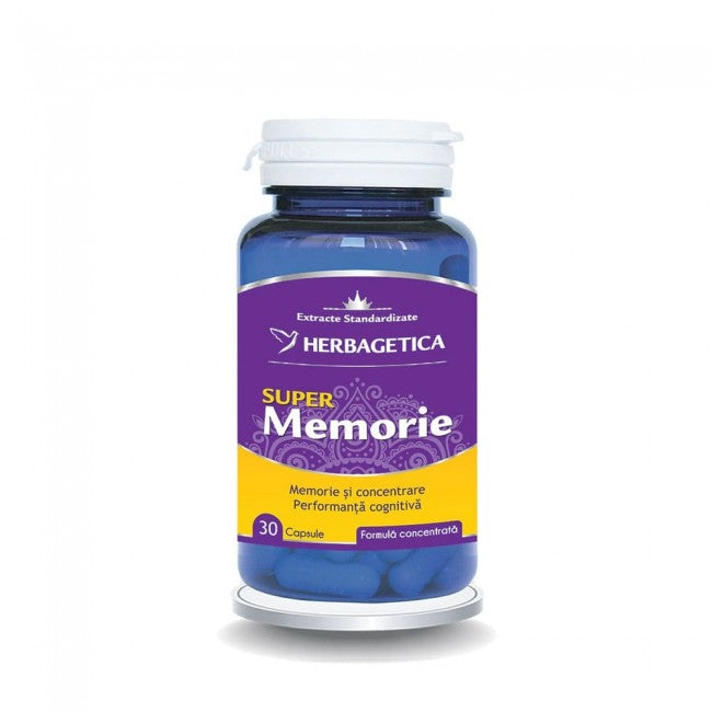 Super Memorie Herbagetica 30 Capsule