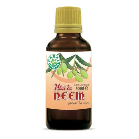 Ulei Neem Presat la Rece, uz extern, 50ml – Herbal Sana